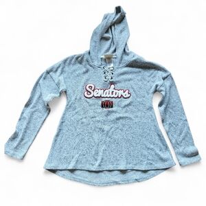 NHL Official Girls Ottawa Senators Sz Large 14 Pullover Hoodie